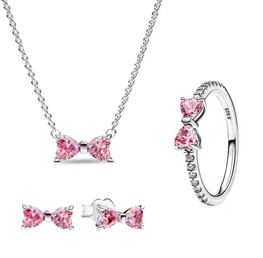 pink bow set (1) - PREORDER