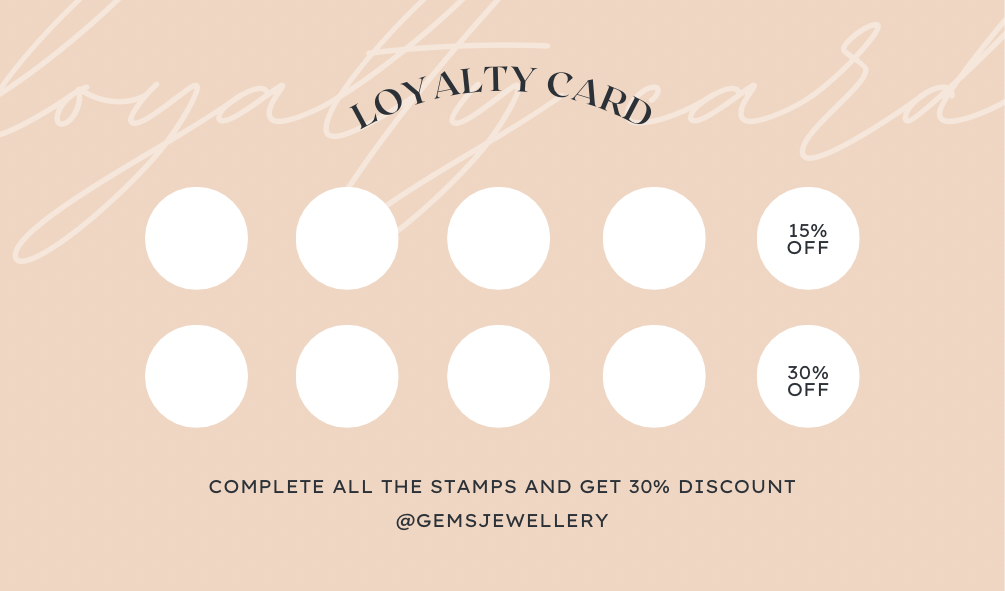 loyalty card