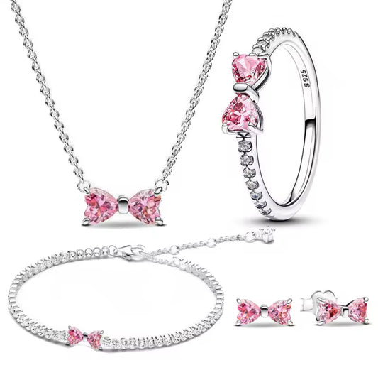 pink bow set (2)- PREORDER