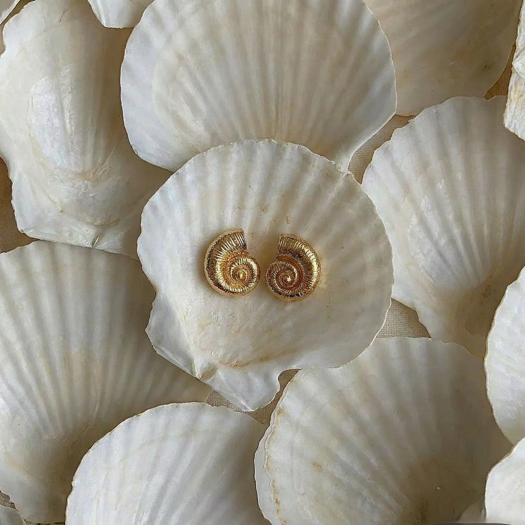 Sandy Seashell Earrings