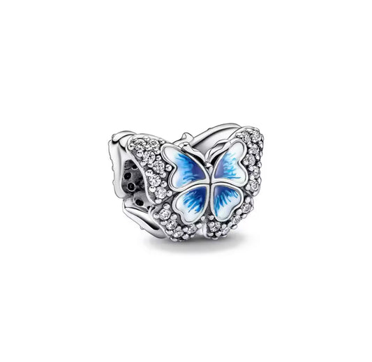 silver butterfly charm