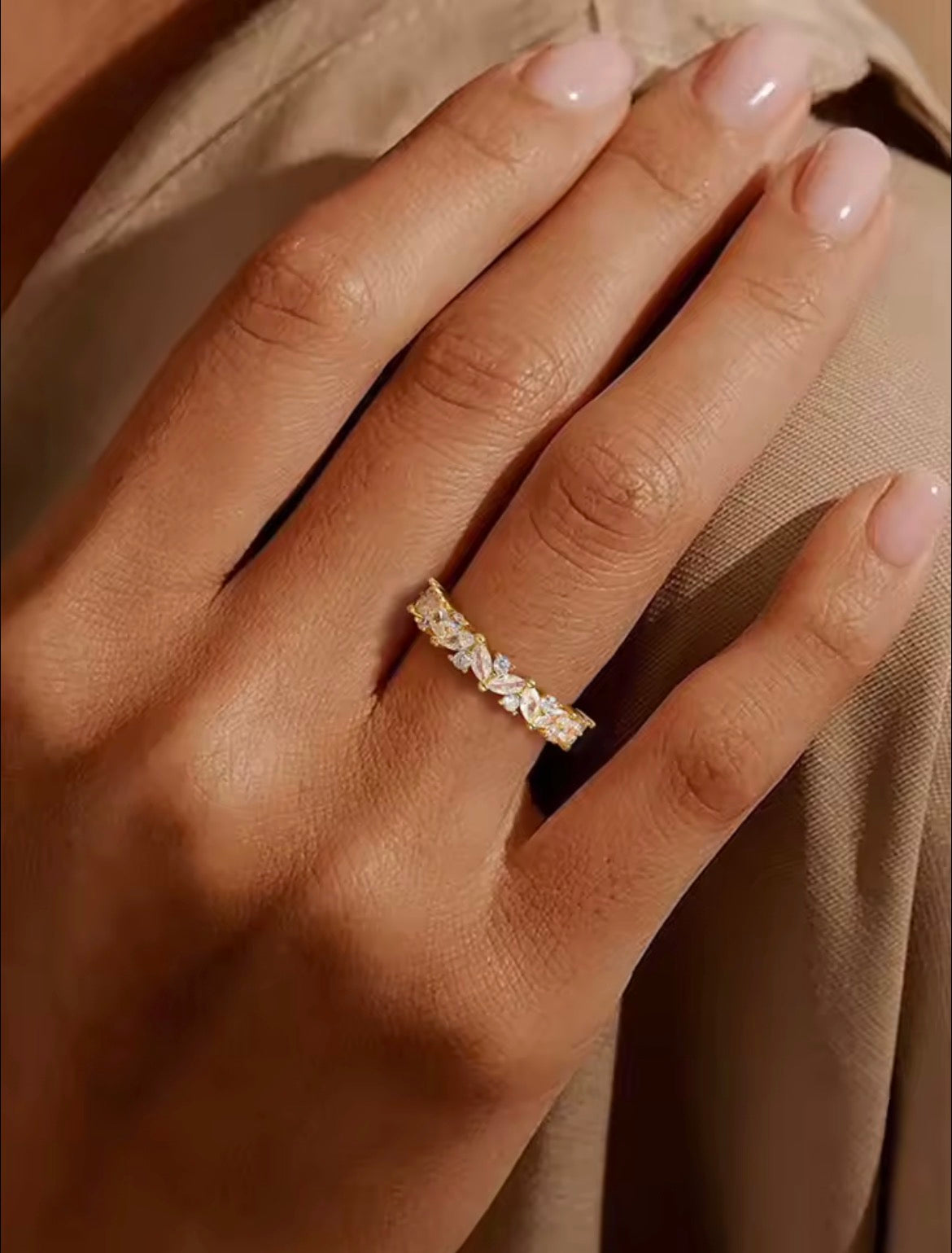 Golden Zara Ring