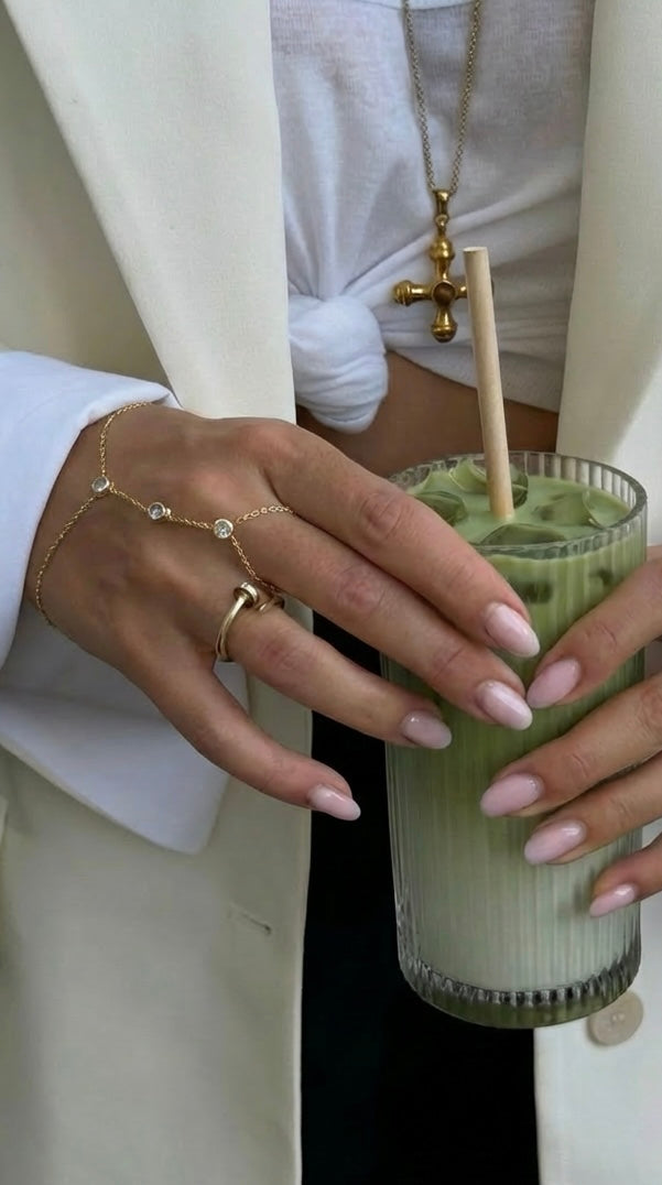 Lilah Gold Hand Chain